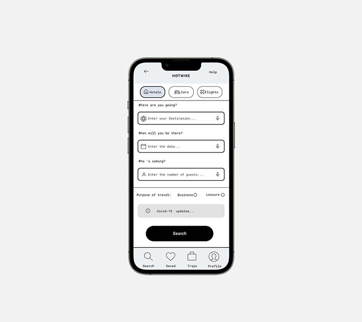 Rapid redesign project - showcasing improvements made in a short time period, depicted in a visual mockup.